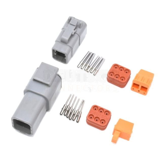 Deutsch DTM6-1 DTM Series 6 Way Connector Kit