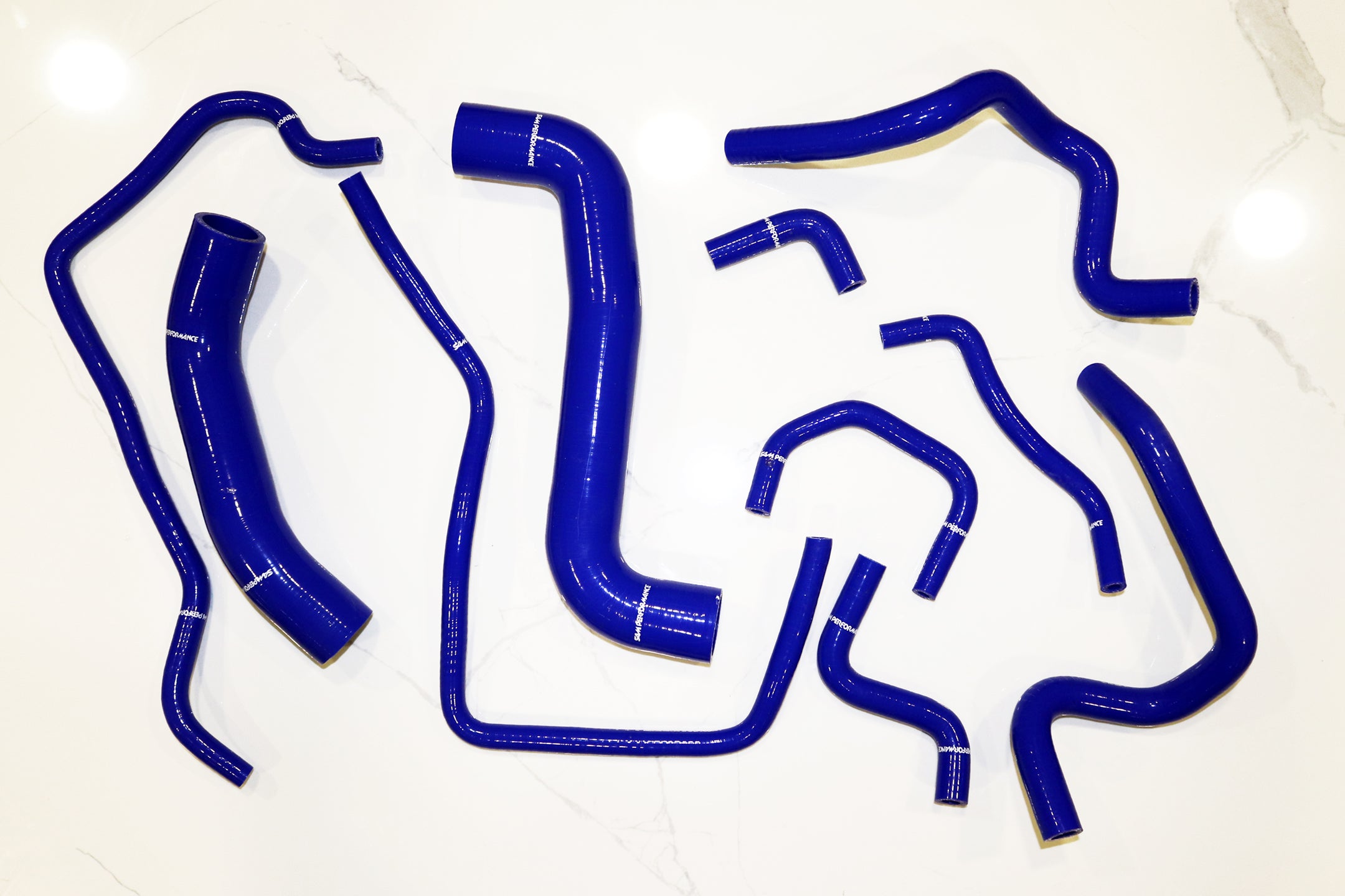 Radiator Hose STI Blue — SAM Performance