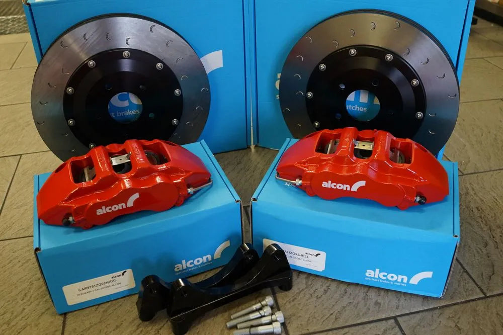 Alcon: ADeX: 365mm Front Brake Kit: Evo 4-9 - RED Callipers Kit