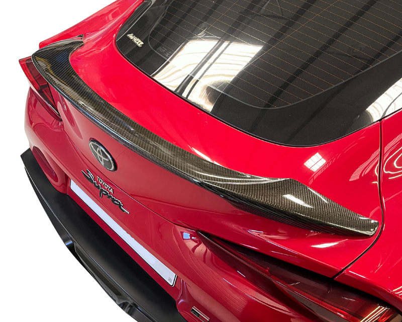 KSS P STYLE CARBON REAR SPOILER FOR 2019-2020 TOYOTA SUPRA A90