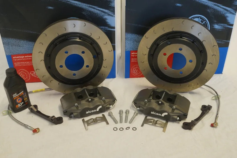 Alcon: Club Race: 343mm Rear Brake Kit: Evo X