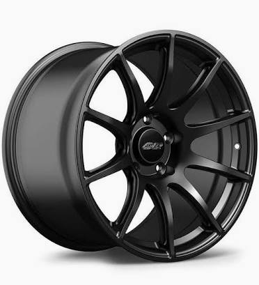 SM-10 19X9.5 5X112 66.6 25 SATIN BLACK RIM.