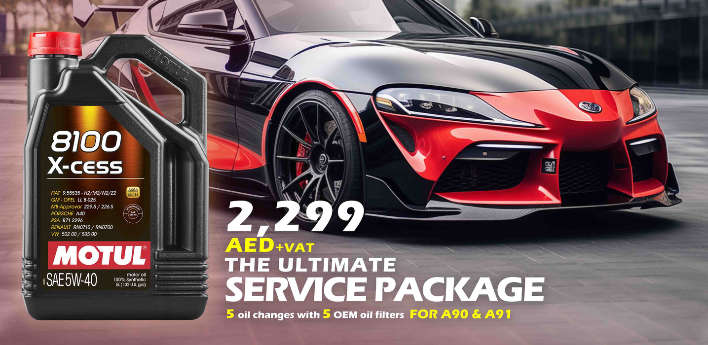 The Ultimate Service Package for Supra