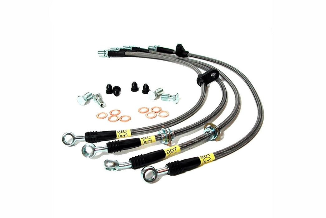 STOPTECH 950.47507 Rear Stainless Steel Brake Line Kit SUBARU Impreza/WRX 2008-2019