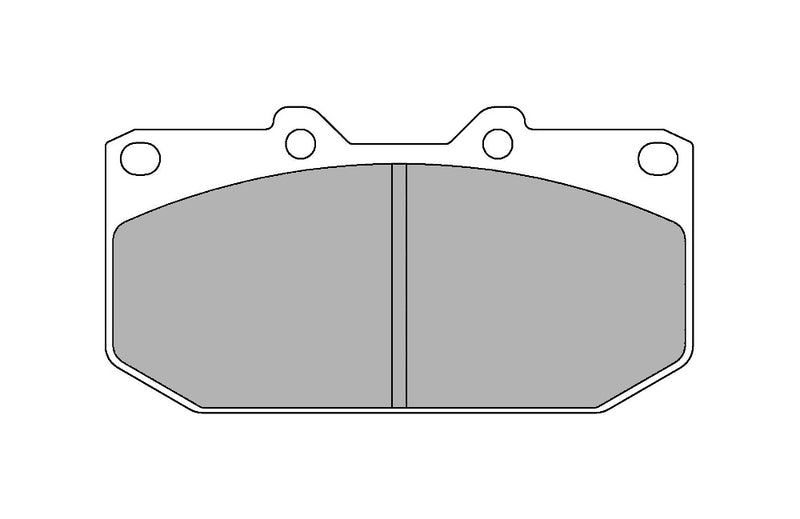 FERODO FCP986Z Front brake pads DS UNO for SUBARU WRX (4pot), NISSAN S14 Silvia, Z32 Fairlady, R32 Skyline GT-R, R33 Skyline GT-R