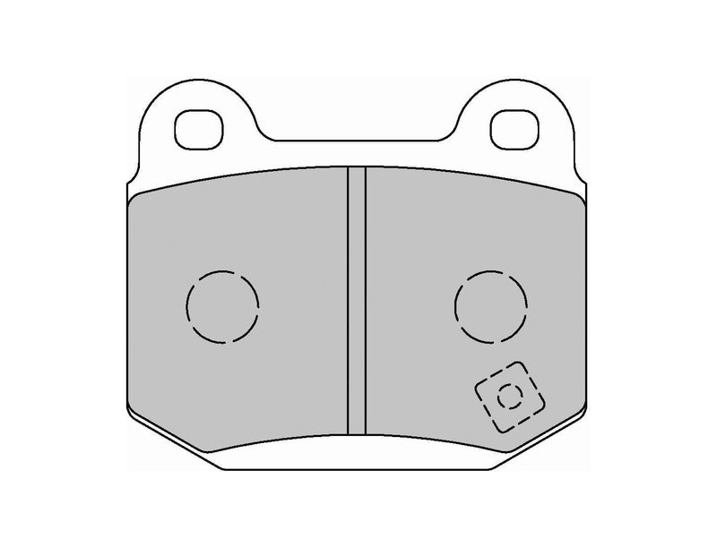 FERODO FCP1562Z DS UNO Brake pads SUBARU WRX STI / MITSUBISHI EVO / NISSAN 350Z rear