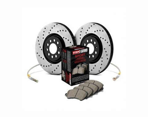 STOPTECH 979.47004R Rear Sport Axle Pack Drilled Rotor SUBARU Forester/Impreza 1998-2002