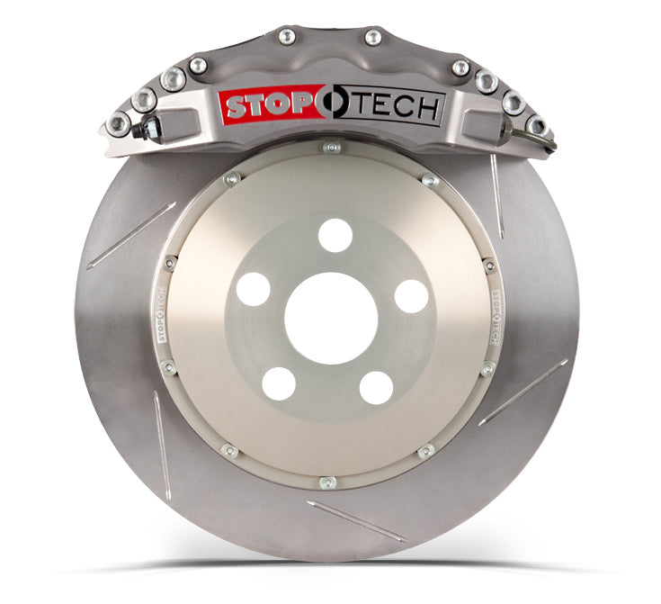 STOPTECH 83.841.4700.R1 BBK 2PC SPORT TROPHY FR SLOTTED 355X32/ST4 TROPHY ANODIZED SUBARU WRX '08