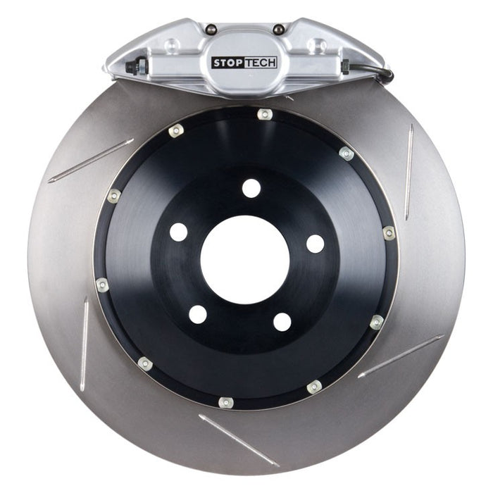 STOPTECH 83.841.002G.61 BBK 2PC ROTOR, REAR SLOTTED 345X28/ST22 SILVER SUBARU WRX '08