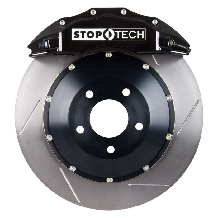 STOPTECH 83.842.6700.51 BBK 2PC ROTOR, FRONT SLOTTED 355X32/ST60 BLACK SUBARU STi '08