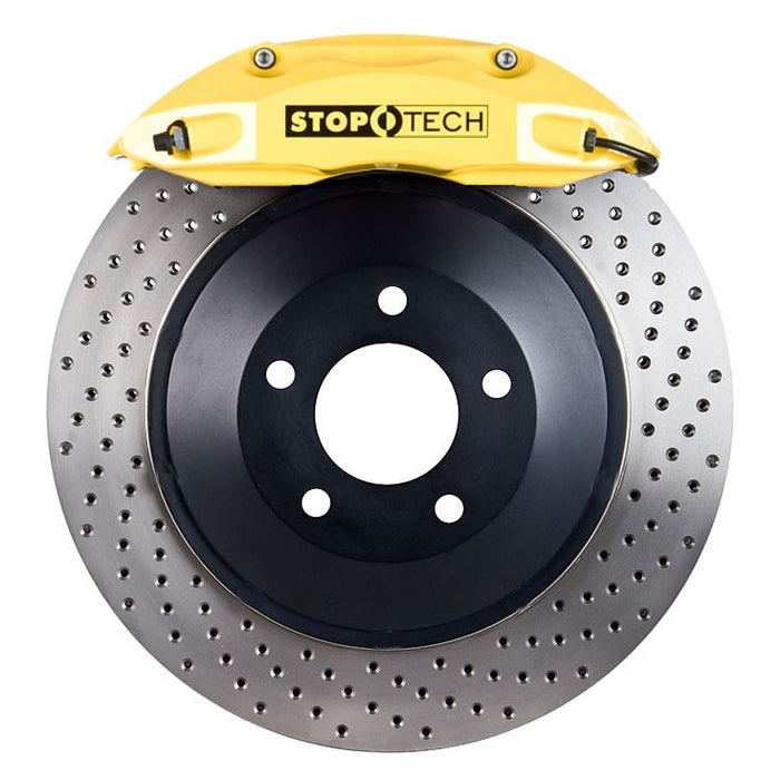 STOPTECH 83.827.4700.82 BBK 2PC ROTOR, FRONT DRILLED 355x32/ST40 YELLOW SUBARU BRZ '13