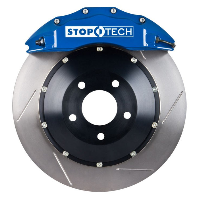 STOPTECH 83.842.6700.21 BBK 2PC ROTOR, FRONT SLOTTED 355X32/ST60 BLUE SUBARU STi '08