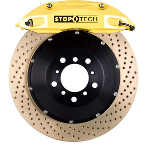 STOPTECH 83.842.4700.84 BBK 2PC ROTOR, FRONT ZINC DRILLED 355X32/ST40 YELLOW SUBARU STi '08