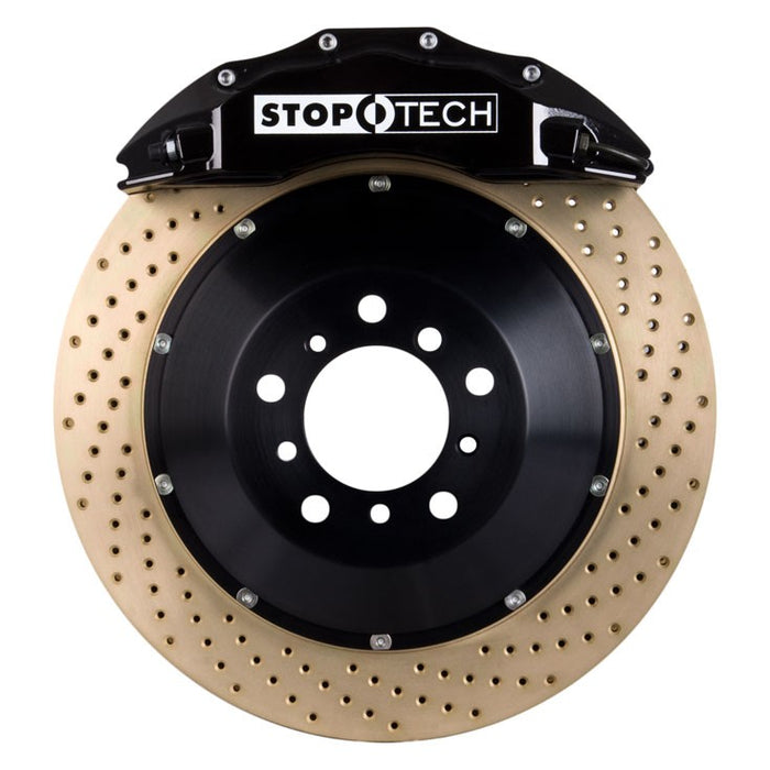 STOPTECH 83.842.6700.54 BBK 2PC ROTOR, FRONT ZINC DRILLED 355X32/ST60 BLACK SUBARU STi '08