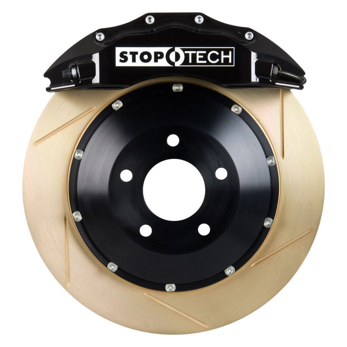 STOPTECH 83.857.6700.53 BBK 2PC ROTOR, FRONT ZINC SLOTTED 355X32/ST60 BLACK TOYOTA SUPRA '93-98