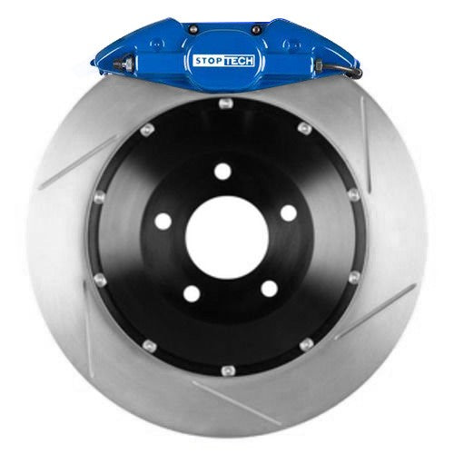 STOPTECH 83.842.002G.21 BBK 2PC ROTOR, REAR SLOTTED 345X28/ST22 BLUE SUBARU STi '08