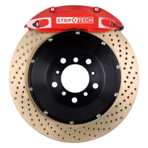 STOPTECH 83.856.4600.74 BBK 2PC ROTOR, FRONT ZINC DRILLED 332X32/40 RED TOYOTA TUNDRA '99-06