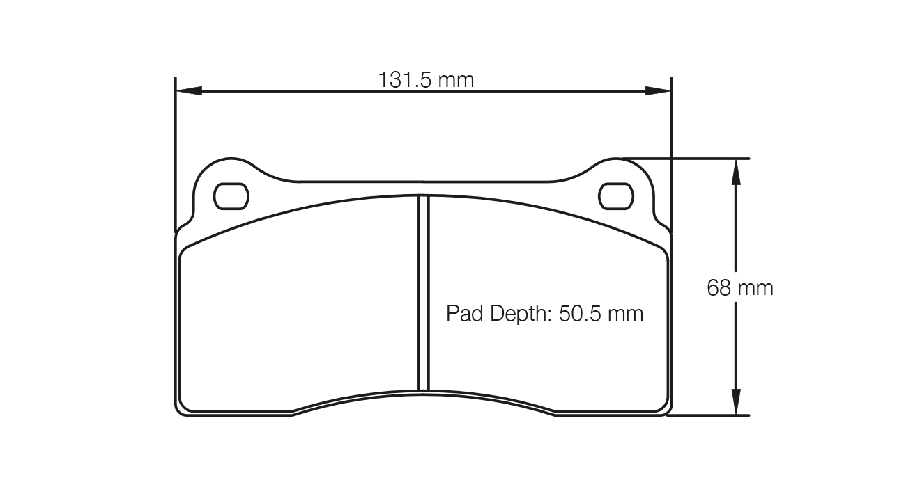 PAGID 1287-RS42 Rear brake pads RS42 NISSAN GT-R R35/AUDI R8/LAMBORGHINI GALLARDO