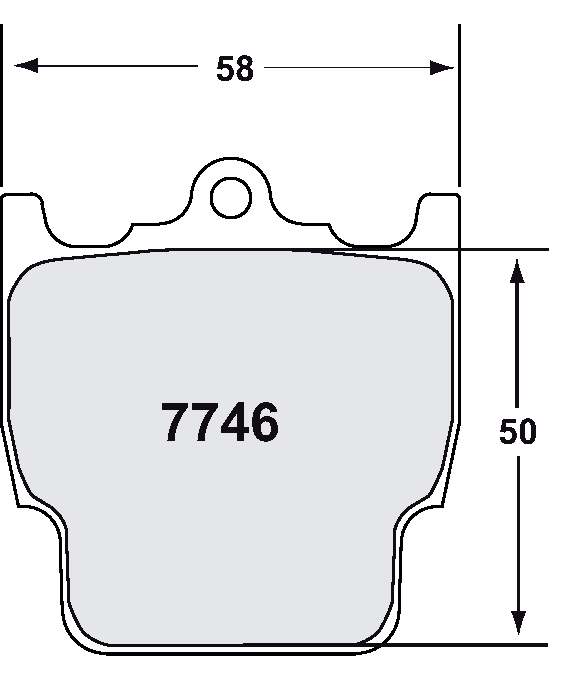 PFC 7746.83.22.12 Brake pads RACE 83 CMPD 22MM front SUBARU WRC