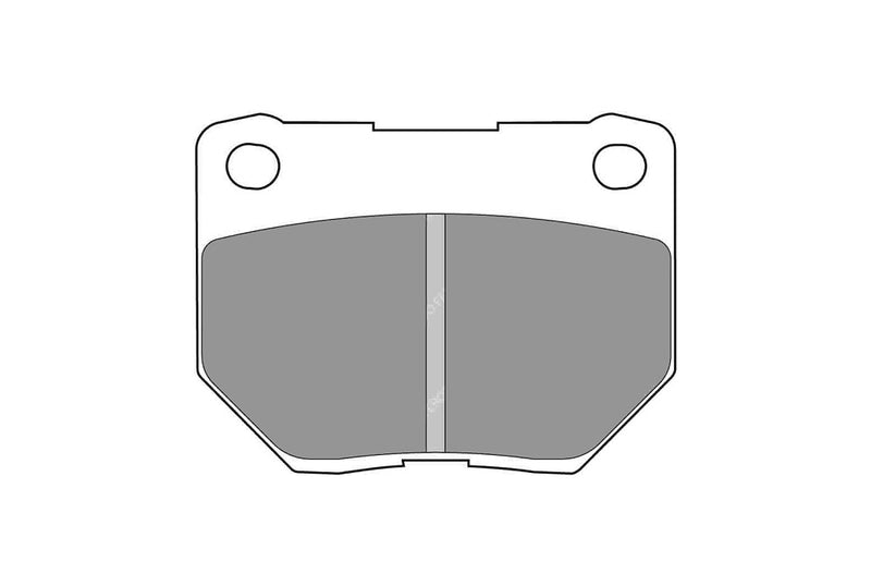 FERODO FCP1372H Brake pads rear DS2500 for SUBARU IMPREZA WRX 2001-2007 (GDA)