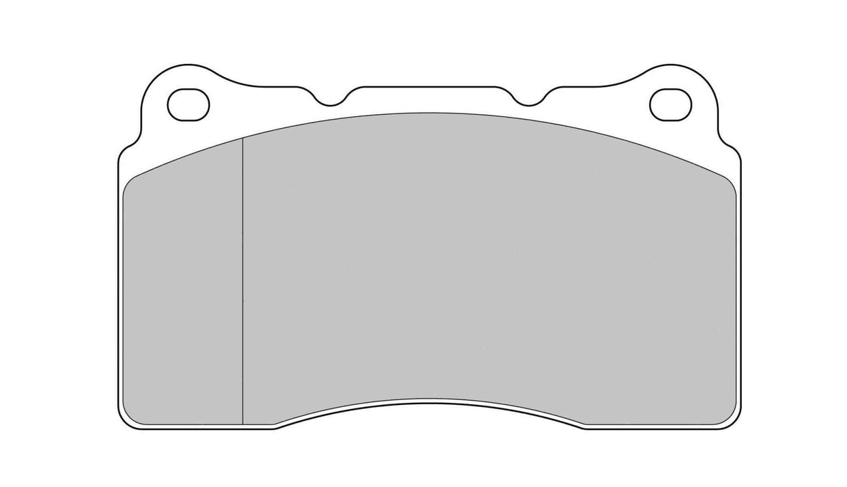 FERODO FDS1334 DS2000 Brake pads front SUBARU STI, MITSUBISHI EVO, MEGANE RS & ASTRA J OPC