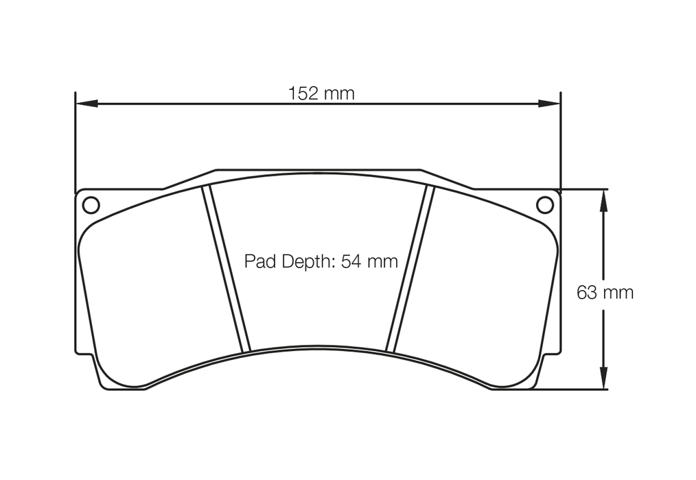 PAGID 1539-RST5 Front brake pads RST5 BMW M2 CS Racing [Permit B 365PS] / AUDI RS3 LMS TCR [race car]