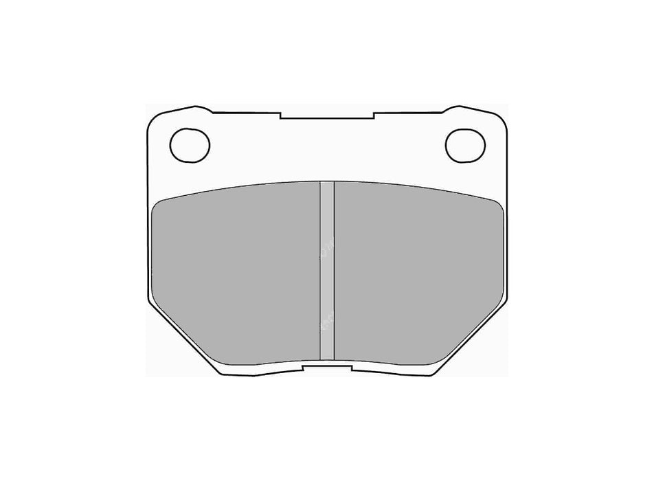 FERODO FDS1372 DS2000 Brake pads rear SUBARU IMPREZA WRX