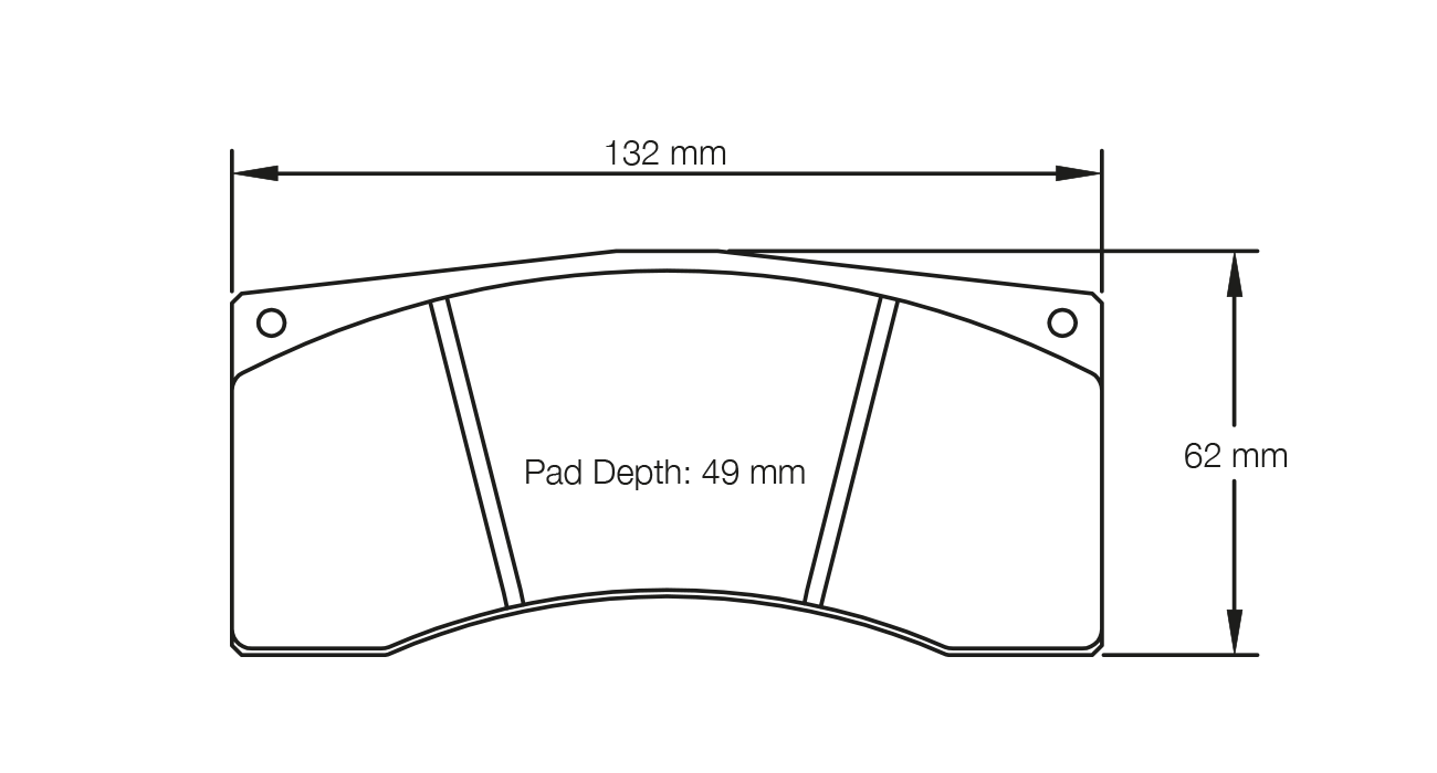 PAGID 1595-RST1 Front brake pads RST2E TOYOTA GT86 2.0 GT R3 Rally / Citroën C3 R5