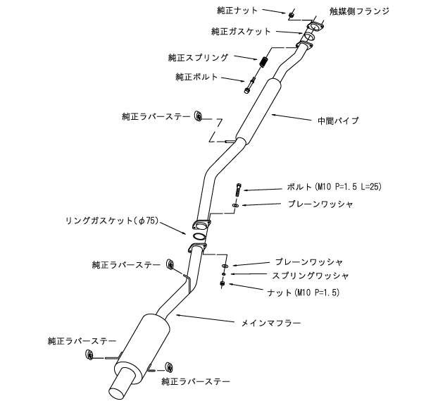 HKS 31019-AF023 SS Hiper Muffler GDB 10/2000~05/2004 (SWB) (SEE NOTES!)