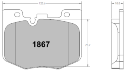 PFC 1867.11.19.44 Front brake pads 11 CMPD 19mm TOYOTA GR Supra Mk 5 / BMW G-series