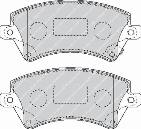 FERODO FCP1573H DS2500 Brake pads