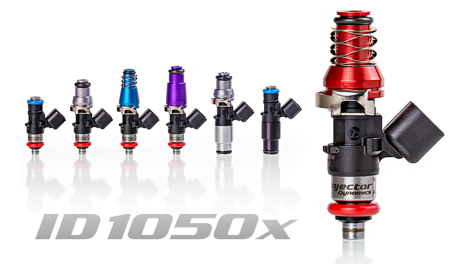 INJECTOR DYNAMICS 1050.30.01.60.11.4 Injectors set ID1050x for TOYOTA Celica GTS 00-05/2ZZ-GE applications. 11mm (blue) adapter top, DENSO lower. Set of 4.