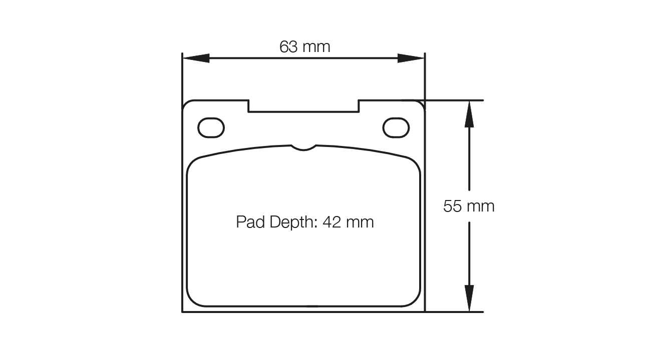 PAGID 3102-RS42 Rear brake pads RS42 AUDI RS3 LMS TCR [race car] / TOYOTA GT86 2.0 GT R3 Rally / Alcon R type D42