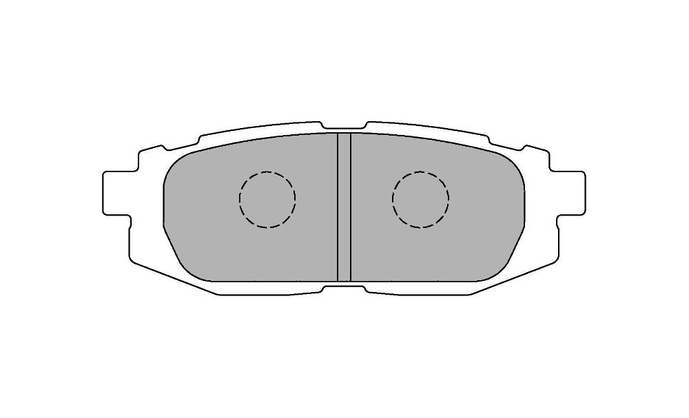 FERODO FCP4187H DS2500 Brake pads (rear) for SUBARU BRZ, TOYOTA 86