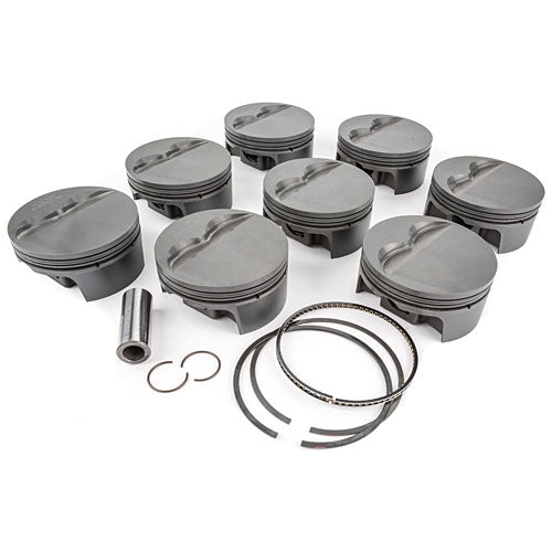 MAHLE 930285417 Pistons kit 99.50mm x 30.7mm CH, 79.0mm stroke,130.5mm rod,23mm pin,-14.1cc,403g,9.0CR, 2618 SUBARU WRX 2.5L STI, BOXED STRUT CONSTRUCTION