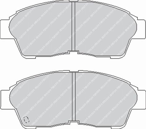 FERODO FCP867H DS2500 Brake pads Brake pads front TOYOTA RAV4 2.0 i 16V 1994 - 2000 Brake pads SUMITOMO
