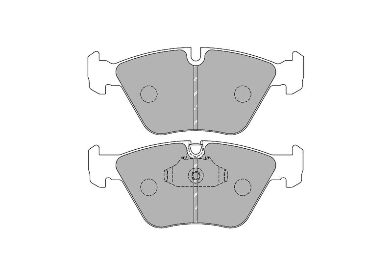 FERODO FCP1073H DS2500 Front Pads for BMW M3 E46 330/M5 E39 520/523/528/530/535/X3 E83