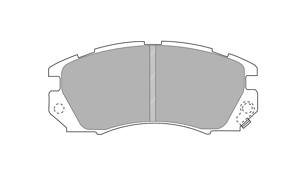 FERODO FCP948H DS2500 Brake pads front SUBARU IMPREZA GC8 Turbo / LEGACY BC/BG Turbo