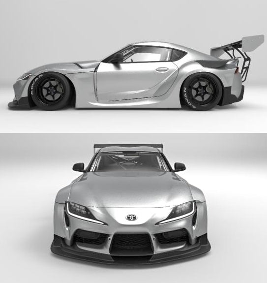 HKS 53004-AT012 Premium Body Full Kit (WING set)TOYOTA GR Supra 2020 (FRP)