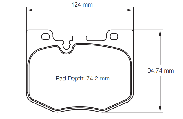 PAGID 8275-RSL29 Front brake pads RSL29 for TOYOTA GR Supra, Supra A90 / BMW 3 Series (G20/G21), 4 Series Coupe (G22/G23/G82)