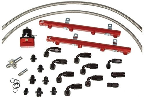 AEROMOTIVE 14135 Fuel Rail System (top mount + fuel pressure regulator) SUBARU Impreza WRX / STi