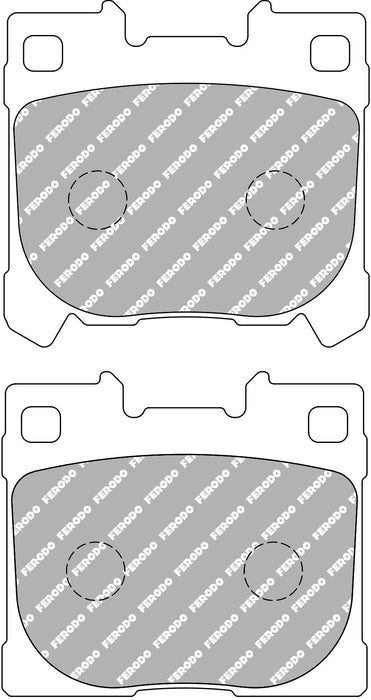 FERODO FCP5262H Rear brake pads DS2500 TOYOTA YARIS GD / GR 1.6 4WD GXPA16