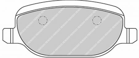 FERODO FDS1795 Brake pads rear ALFA ROMEO 159 (939) 3.2 JTS Q4