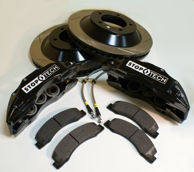 STOPTECH 82.874.6D00.51 BBK 1PC ROTOR, FRONT SLOTTED 380X35/ST65 BLACK TOYOTA LAND CRUISER 2008+