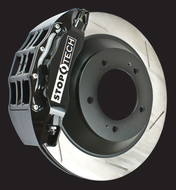 STOPTECH 82.874.6D00.51 BBK 1PC ROTOR, FRONT SLOTTED 380X35/ST65 BLACK TOYOTA LAND CRUISER 2008+