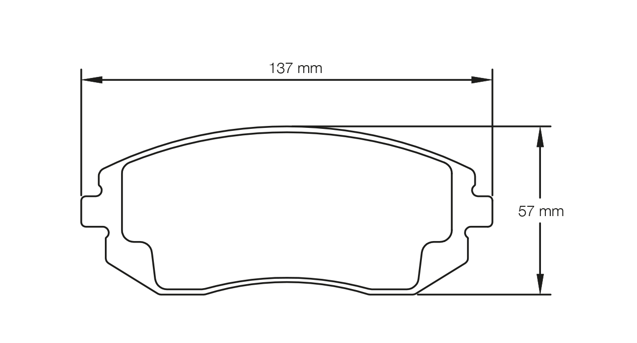 PAGID T8047SP2001 Front brake pads STREET+ SUBARU Forester (SG-SJ) / SUBARU Impreza (GD, GR, GH) / SAAB 9-2X