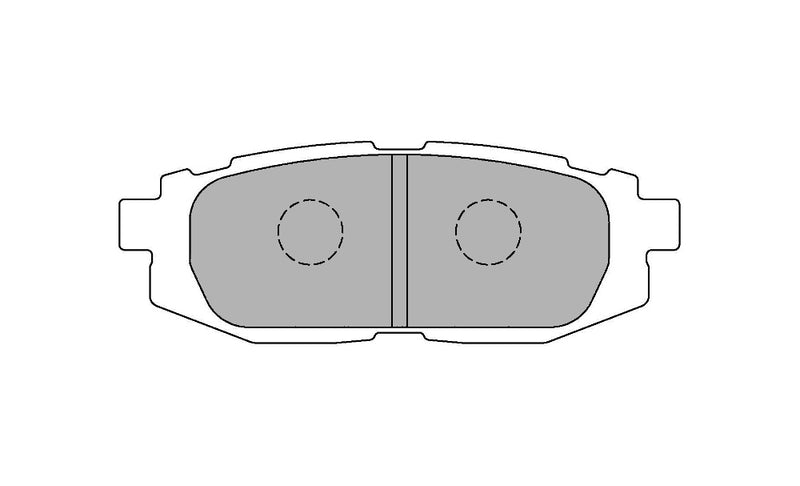 FERODO FCP4187W DS1.11 Brake pads rear SUBARU BRZ / LEGACY V 2.5T / TOYOTA 86