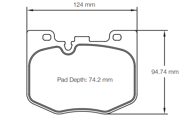 PAGID 8275-RSC1 Front brake pads RSC1 BMW 3 Series (G20/G21) 4 Series Coupe (G22/G23/G82) / TOYOTA GR Supra