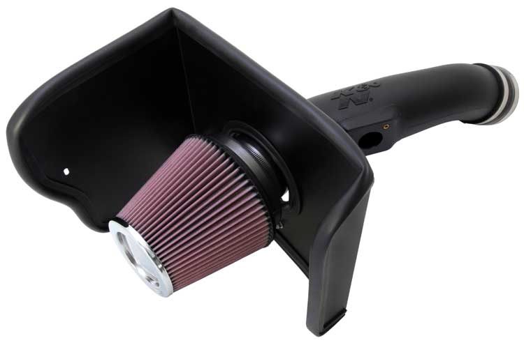 K&N 63-9035 Performance Air Intake System AIRCHARGER; TOYOTA TUNDRA 4.6L V8, 2010-2015