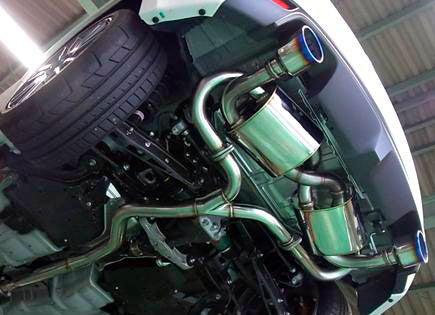 HKS 31029-AF005 Super Turbo Muffler Subaru Impreza GRB/GRF